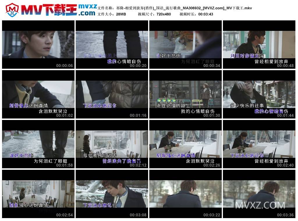 祁隆-相爱到放弃(消伴)_国语_流行歌曲_MA306932